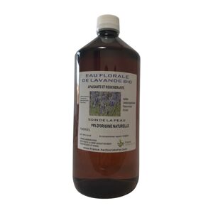 France Herboristerie Eau florale lavande BIO flacon 1 litre.