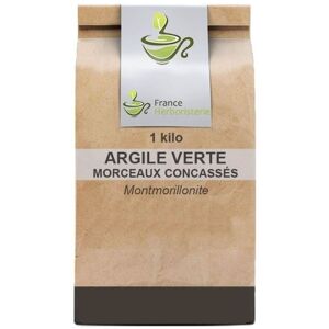 France Herboristerie Tisane Argile verte morceaux concassés 1 Kg