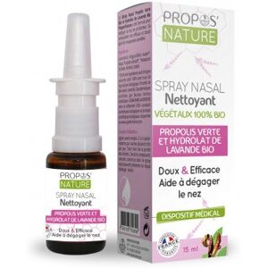 France Herboristerie Spray Nasal Propolis Verte Bio et hydrolat de Lavande Bio - 15ml