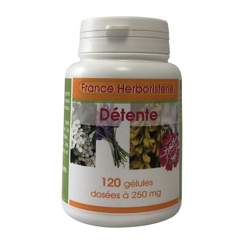 France Herboristerie Complexe détente 120 gélules dosées à 260 mg.