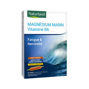 France Herboristerie Magnesium marin vitamine B6 20 ampoules de 10 ml