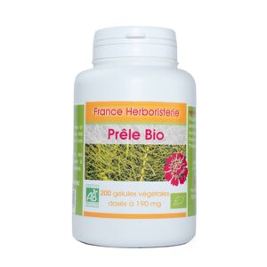 France Herboristerie 200 gelules PRELE BIO AB dosees a 190 mg.