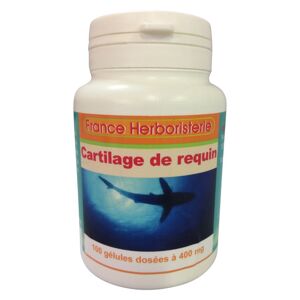 France Herboristerie GELULES CARTILAGE DE REQUIN 100 gélules dosées à 400 mg