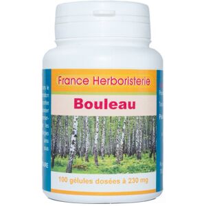 France Herboristerie GELULES BOULEAU écorce 100 gélules dosées à 230 mg.