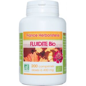 France Herboristerie FLUIDITE BIO AB en 200 comprimés dosés à 400 mg