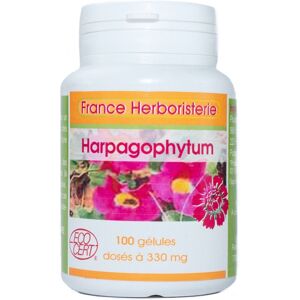 France Herboristerie GELULES HARPAGOPHYTUM BIO 100 gélules dosées à 330mg