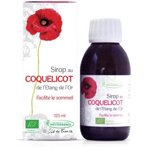 France Herboristerie Sirop sommeil au Coquelicot de l'Etang de l'Or - 125ml Phytofrance