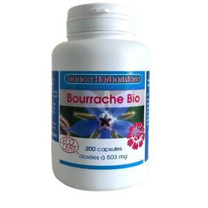 France Herboristerie HUILE BOURRACHE BIO 200 capsules dosées à 503 mg