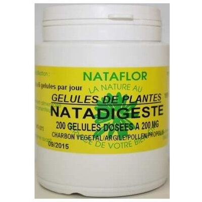 France Herboristerie NATADIGESTE 200 gélules dosées à 400 mg. Publicité France Herboristerie NATADIGESTE 200 gélules dosées à 400 mg. Publicité