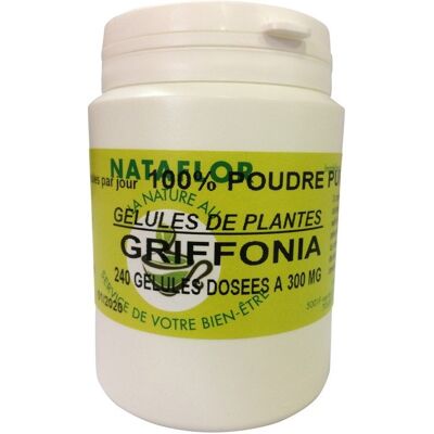 France Herboristerie GELULES GRiFFONIA dosées à 300 mg. 240 gélules. Publicité France Herboristerie GELULES GRiFFONIA dosées à 300 mg. 240 gélules. Publicité