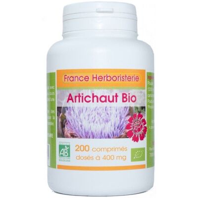 France Herboristerie ARTICHAUT BIO AB 200 comprimés dosés à 400 mg. Publicité France Herboristerie ARTICHAUT BIO AB 200 comprimés dosés à 400 mg. Publicité