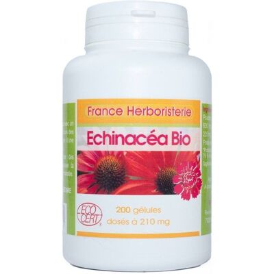 France Herboristerie GELULES ECHINACEA BIO racine 200 gélules dosées à 250 mg. Publicité France Herboristerie GELULES ECHINACEA BIO racine 200 gélules dosées à 250 mg. Publicité