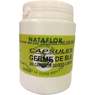 France Herboristerie HUILE GERME DE BLE 200 capsules dosées à 500 mg. Publicité France Herboristerie HUILE GERME DE BLE 200 capsules dosées à 500 mg. Publicité