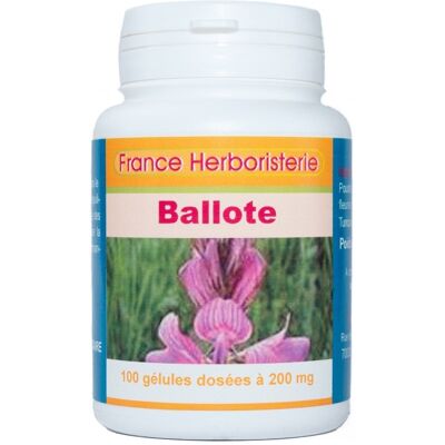 France Herboristerie GELULES BALLOTE - dosées à 200 mg - Publicité France Herboristerie GELULES BALLOTE - dosées à 200 mg - Publicité