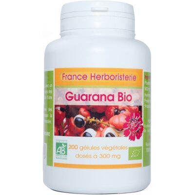 France Herboristerie 200 gélules GUARANA BIO AB dosées à 300 mg. Publicité France Herboristerie 200 gélules GUARANA BIO AB dosées à 300 mg. Publicité