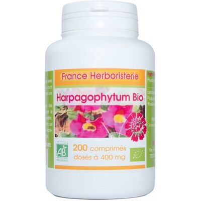 France Herboristerie HARPAGOPHYTUM BIO AB 200 comprimés dosés à 400 mg en comprimés. Publicité France Herboristerie HARPAGOPHYTUM BIO AB 200 comprimés dosés à 400 mg en comprimés. Publicité