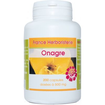 France Herboristerie GELULES HUILE ONAGRE 200 capsules dosées à 500mg - Publicité France Herboristerie GELULES HUILE ONAGRE 200 capsules dosées à 500mg - Publicité