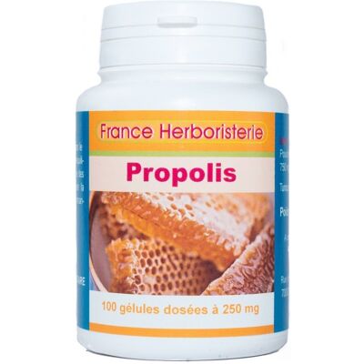 France Herboristerie GELULES PROPOLIS gélules dosées à 250 mg - Publicité France Herboristerie GELULES PROPOLIS gélules dosées à 250 mg - Publicité
