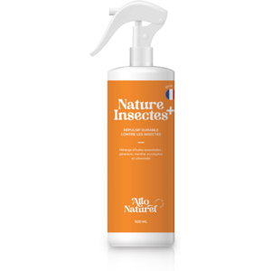 France Herboristerie Nature Insectes + - Anti-mouches, anti-insectes naturel pour chevaux - 500ml