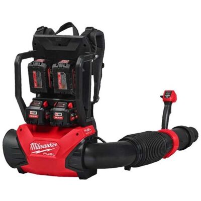 MILWAUKEE Souffleur dorsal 2x18V 12Ah F2BPB-124 - 4933499231 - Publicité MILWAUKEE Souffleur dorsal 2x18V 12Ah F2BPB-124 - 4933499231 - Publicité