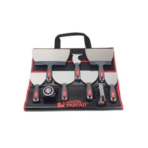 L'OUTIL PARFAIT - Trousse 9 outils plaquiste & enduiseur Alu-choc' - 80426