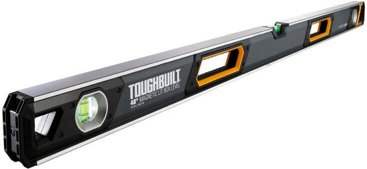 TOUGHBUILT Niveau magnétique éclairé 120cm - TB-H2-L-M120LH-M