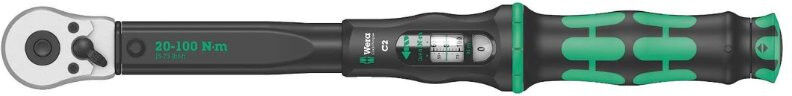 WERA Clé dynamométrique à cliquet 20 à 100 Nm 1/2'' - 05075621001