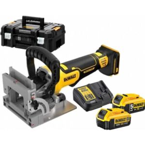 DEWALT Fraiseuse à lamelles XR 18V 5 Ah Brushless - DCW682P2-QW - Publicité