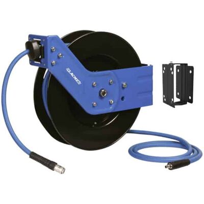 LACME Enrouleur auto 15m +2m Ø9.5mm LACM'FLEX + support - 326215 - Publicité LACME Enrouleur auto 15m +2m Ø9.5mm LACM'FLEX + support - 326215 - Publicité