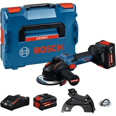 BOSCH EXPERT Meuleuse d'angle 18V 2x8Ah Ø125 mm avec chargeur en L-Boxx EXWS-15S - 06019M6003 - Publicité BOSCH EXPERT Meuleuse d'angle 18V 2x8Ah Ø125 mm avec chargeur en L-Boxx EXWS-15S - 06019M6003 - Publicité