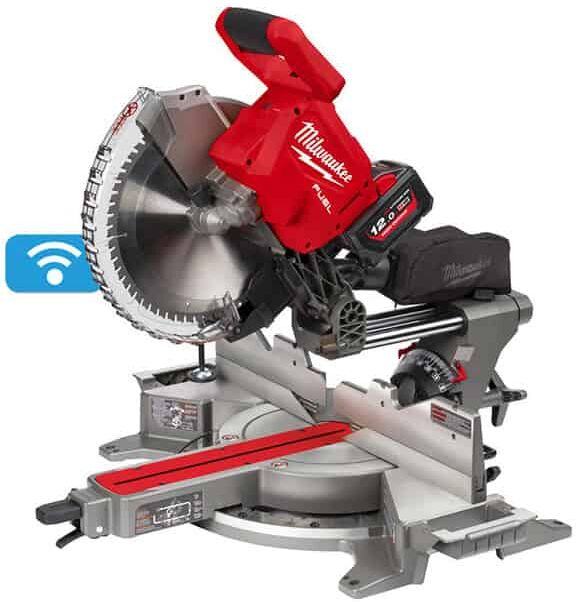 MILWAUKEE Scie à onglet radiale 305mm 18V 12Ah M18 FUEL FMS305-0 - 4933471122