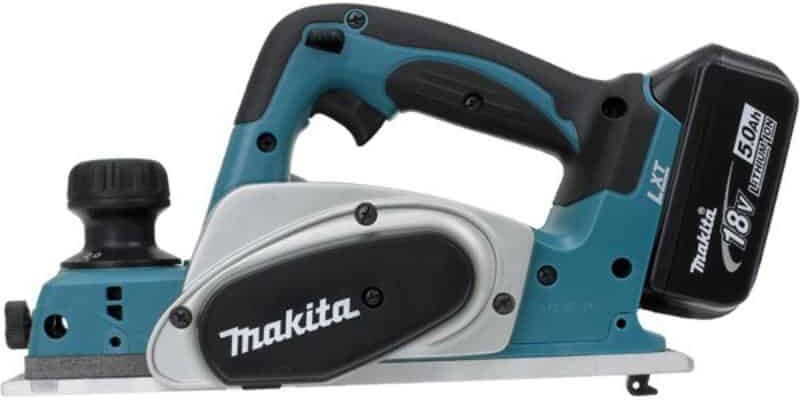 MAKITA Rabot sans fil 18V LXT 2x5 ah 82 mm en MAKPAC - DKP180RTJ