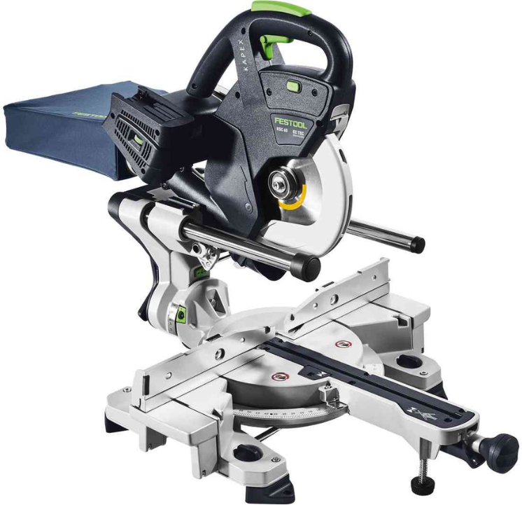 FESTOOL Scie à onglet radiale sans fil 18V KSC 60 EB-Basic Solo - 576847