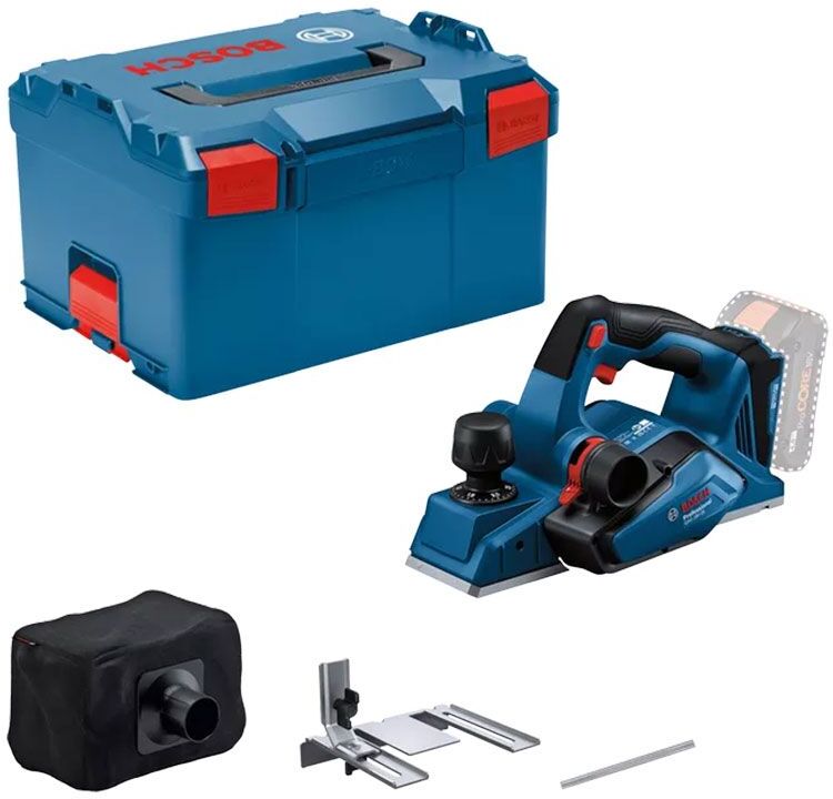 BOSCH Rabot sans fil 18V 82 mm GHO 18V-26 Solo en L-boxx - 06015B5000
