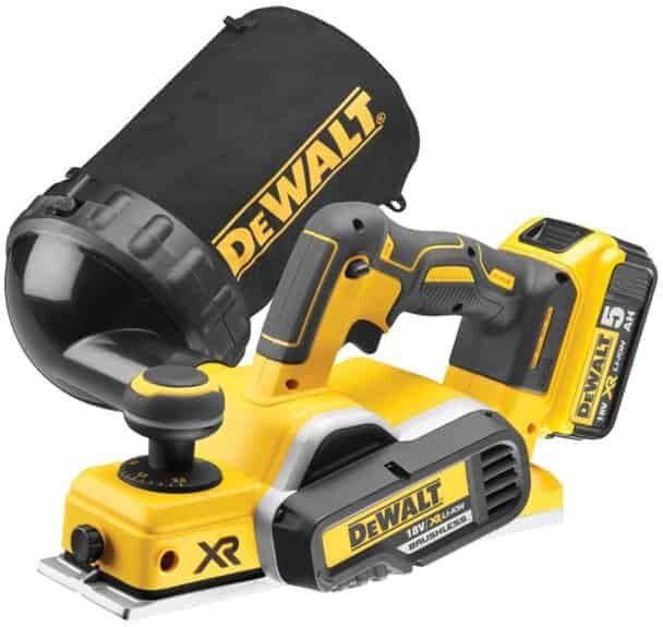 DEWALT Rabot sans fil 18V XR 82 mm 2x5 Ah - DCP580P2