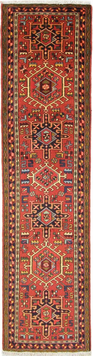 Nain Trading Tapis D'orient Gharadjeh 279x69 Marron/Orange (Perse/Iran, Laine, Noué à la main)