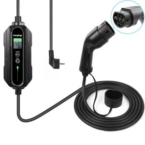 Carplug chargeur mobile Helectron S216 - 5m - 6 a 16A ? Type 2 ? 3,7kW ? Prise domestique