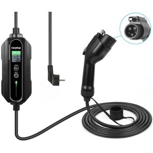 Carplug chargeur mobile Helectron S116 - 5m - 6 a 16A ? Type 1 ? 3,7kW - Prise domestique