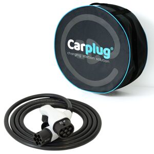 CARPLUG Câble de recharge - Type 2 - Type 2 - 4m - 7,4kW (1 phase 32A) - T2 T2 + Housse - Publicité