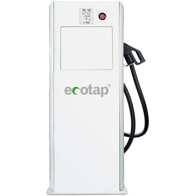 ECOTAP Borne rapide DC 60kW - Simple ou Double Prises Combo CCS - Plug & charge - MID & Modem en option - Publicité ECOTAP Borne rapide DC 60kW - Simple ou Double Prises Combo CCS - Plug & charge - MID & Modem en option - Publicité