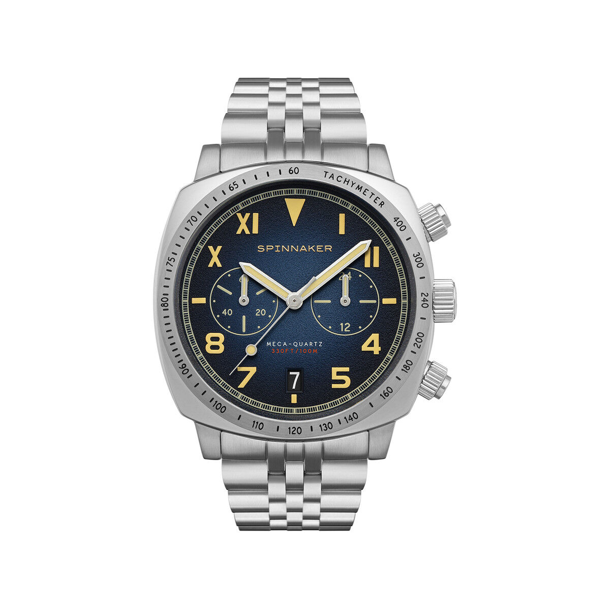 Montre Spinnaker homme chronographe acier- MATY