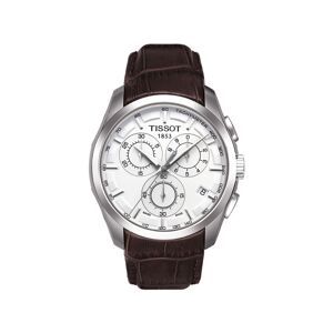 Montre Tissot homme chrono bracelet cuir marron- MATY