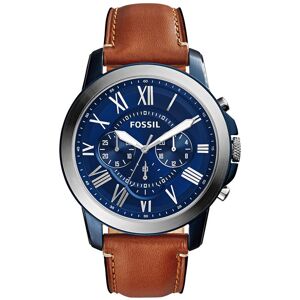 FOSSIL Montre Fossil homme chronographe bracelet cuir- MATY