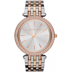 Montre Michael Kors femme bicolore lunette sertie- MATY