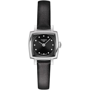 OUTLET -Montre Tissot femme acier cuir noir