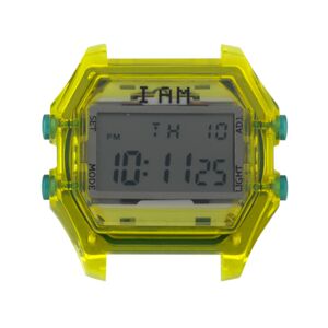 BoÃ®te de montre IAM large polycarbonate jaune