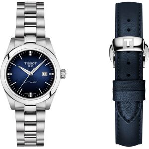 Montre Tissot femme acier cuir bleu- MATY