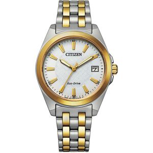 Montre Citizen femme Eco Drive acier bicolore jaune- MATY