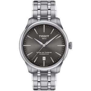 Montre TISSOT t-classic mixte automatique bracelet acier gris- MATY