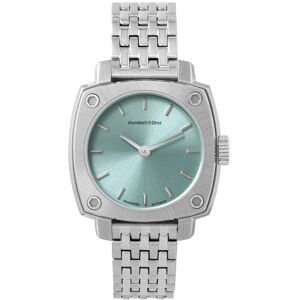 Montre HUMBERT-DROZ hd lou femme mecanique, bracelet acier argent- MATY